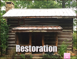 Historic Log Cabin Restoration  Gordo, Alabama